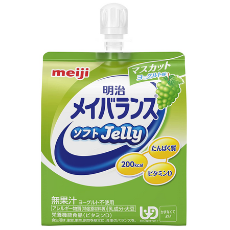 明治Mei-ji 明治軟果凍 麝香葡萄優格口味 125ml [膳食補充品]