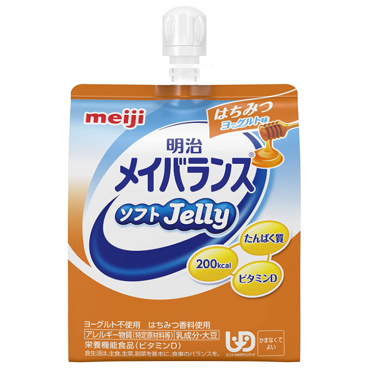 明治 Meiji Meiji可能平衡軟果凍蜂蜜酸奶味125毫升[營養補充]