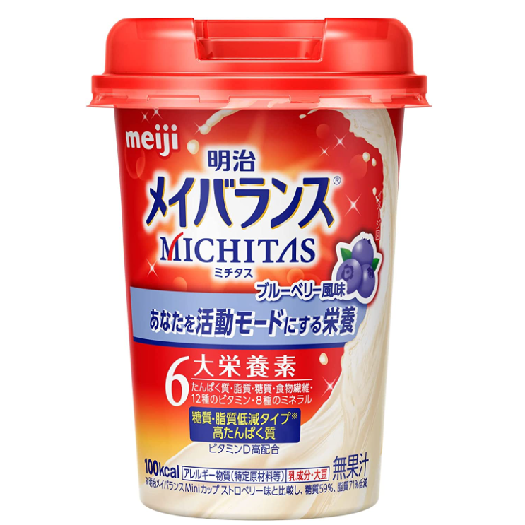 明治可能平衡Michitas杯蓝莓风味125毫升