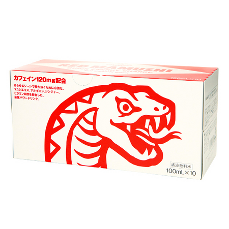日兴制药 红色蝮蛇 100mg x 10瓶 [速效能量饮料 10瓶]