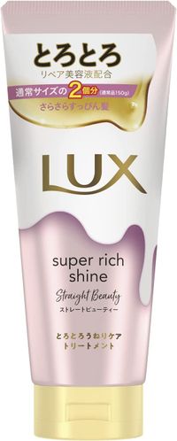 Unilever Japan LUX Super Rich Shine Straight & Beauty Smoothing Anti-Frizz Treatment, 300g (Bottle)