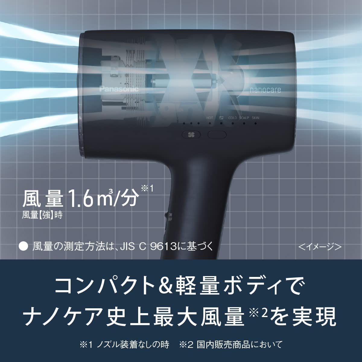 Panasonic Panasonic EH-NA0J-W Hair Dryer Nano Care Warm White