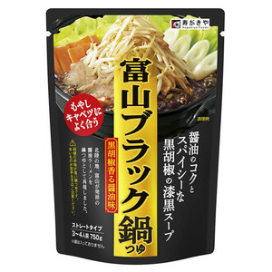 Kotobuki和Toyama Black Nabe Tsuyu 750g