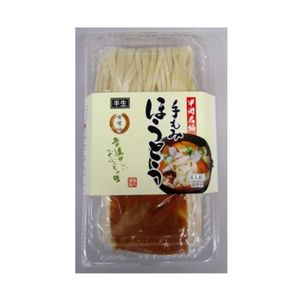 Yokouchi Seimen Hand-kneaded Houtou 4-portion pack (200g noodles x 2 bags, 50g miso x 2 bags)