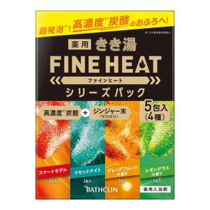 バスクリン きき湯 ファインヒート シリーズパック 50g×5包