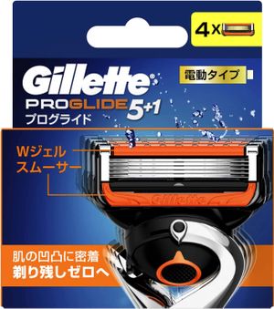 Gillette Proglide电型替换刀片4件