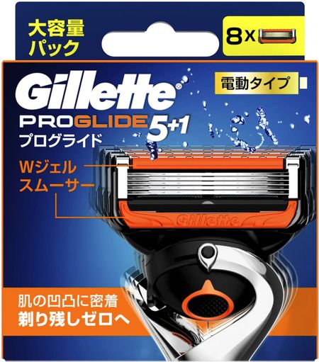 Gillette Proglide electric type replacement blades, pack of 8