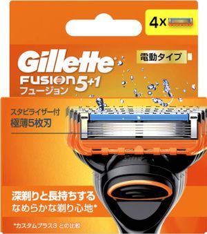 GILLETTE Fusion Electric type replacement blade 4 pieces