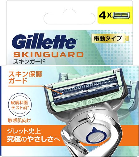 Gillette Skinguard Electric Type Replacement Blades 4 Pieces