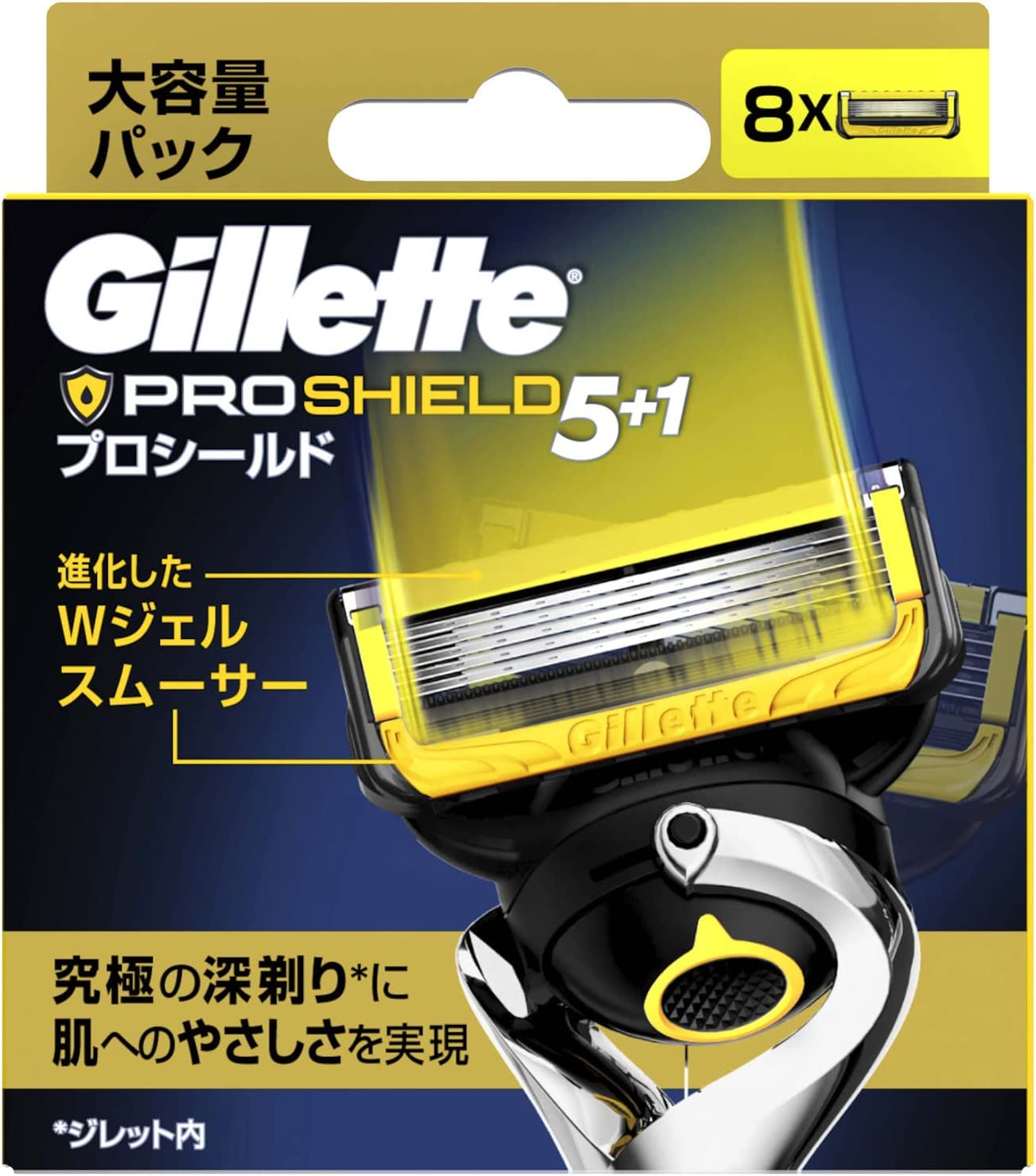 P&G Gillett 吉列 吉列專業盾牌替換刀片8件