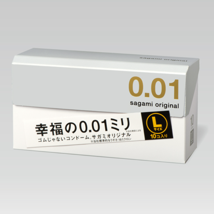 相模橡膠工業 相模 SAGAMI Original 0.01 避孕套 L尺寸 10片