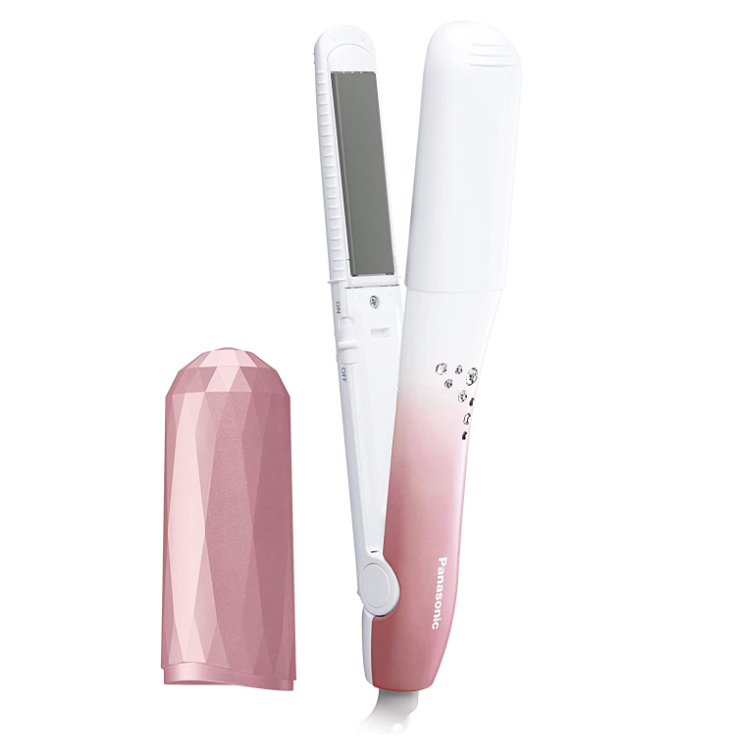 Panasonic Hair Iron Curl / Straight Double Overseas Compatible 3WAY Pale Pink Tone EH-HV26-PP