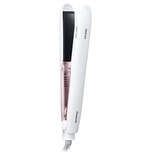 Panasonic Hair Iron, Straightener, Nano Care, Overseas Compatible, White, EH-HS9E-W