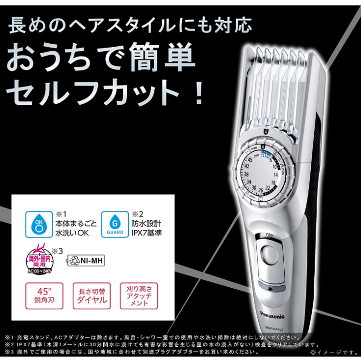 Panasonic Hair Cutter Brantican Short Hair Compatible