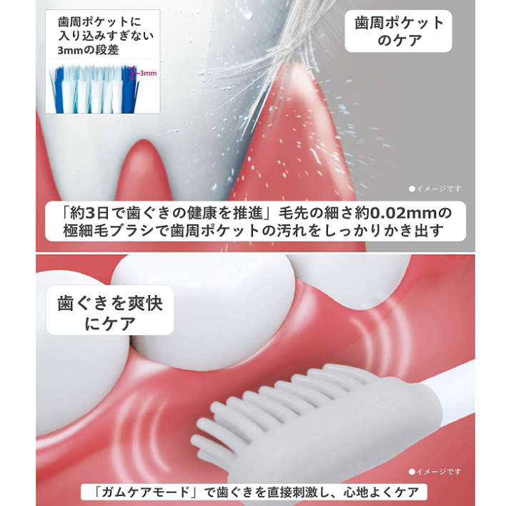 Panasonic Electric Tooth Brush Dolut White EW-DA43-W ｜ DOKODEMO