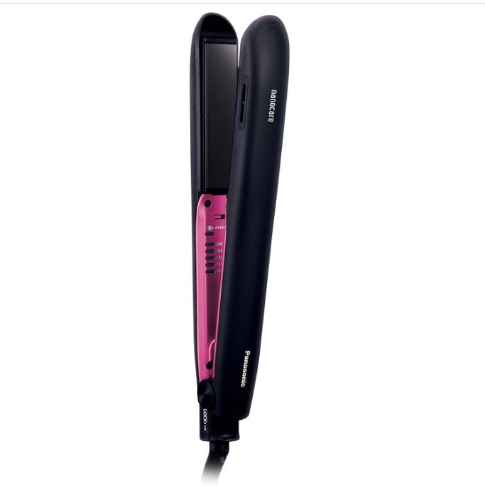 Panasonic Hair Iron Nanocare for Straight Overseas Black EH-HS9E-K