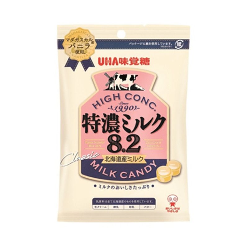 UHA味覚糖 特濃ミルク8.2　北海道産ミルク