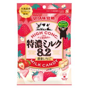 UHA味覚糖 特濃ミルク8.2　濃香いちご