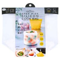 大開口矽膠料理袋 透明