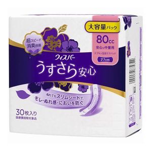 p＆g日本窃窃私语80cc餐巾-Type尿液护理垫27厘米30件