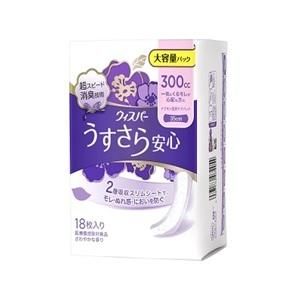 Ｐ＆Ｇジャパン ウィスパー うすさら安心 女性用 吸水ケア 300cc 18枚