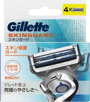 P & G GILLETTE Skingard replacement blades 4 pieces