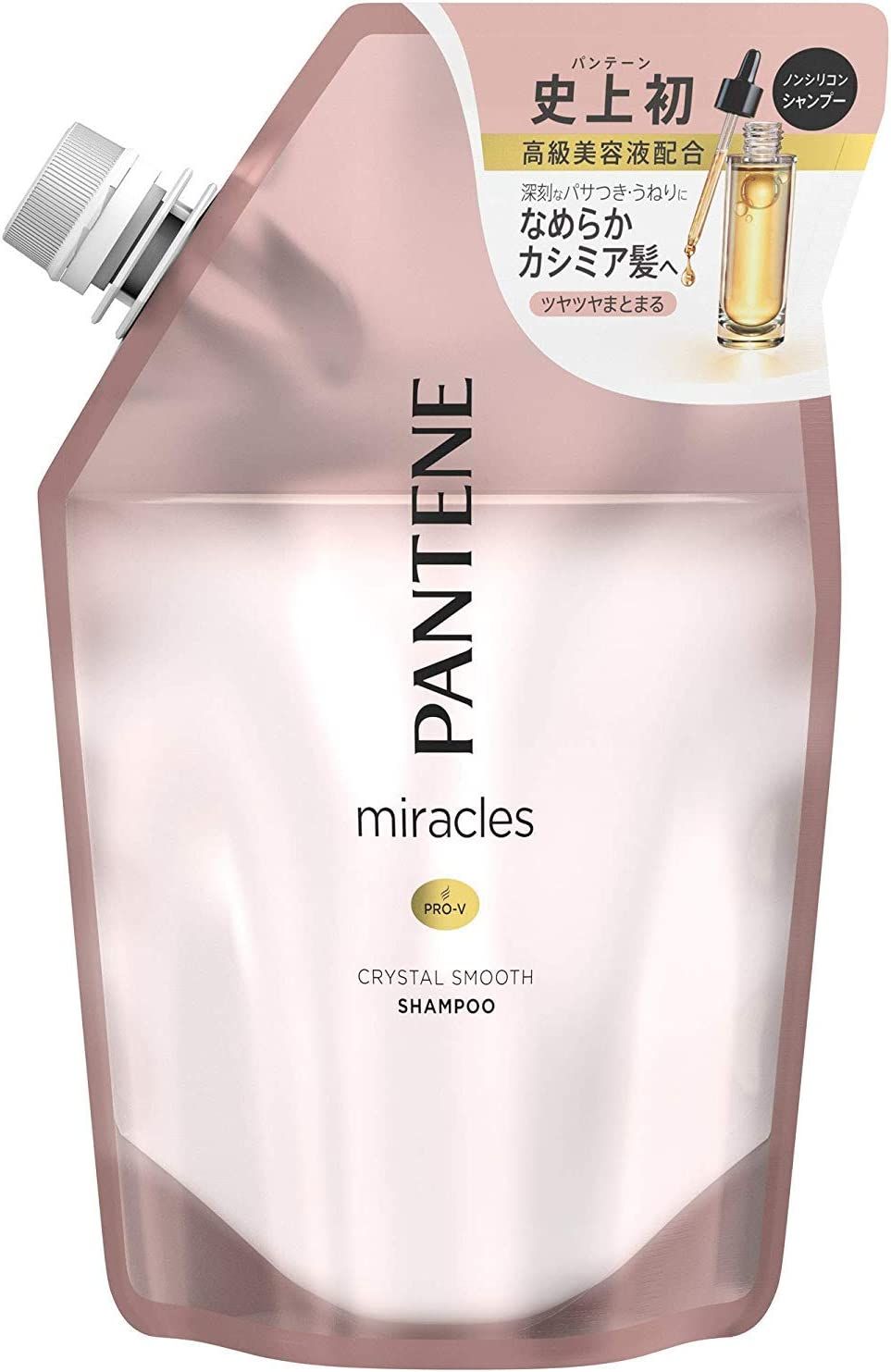 P & G Pan Tane Miracle Crystal Smooth Shampoo Refill 440ml