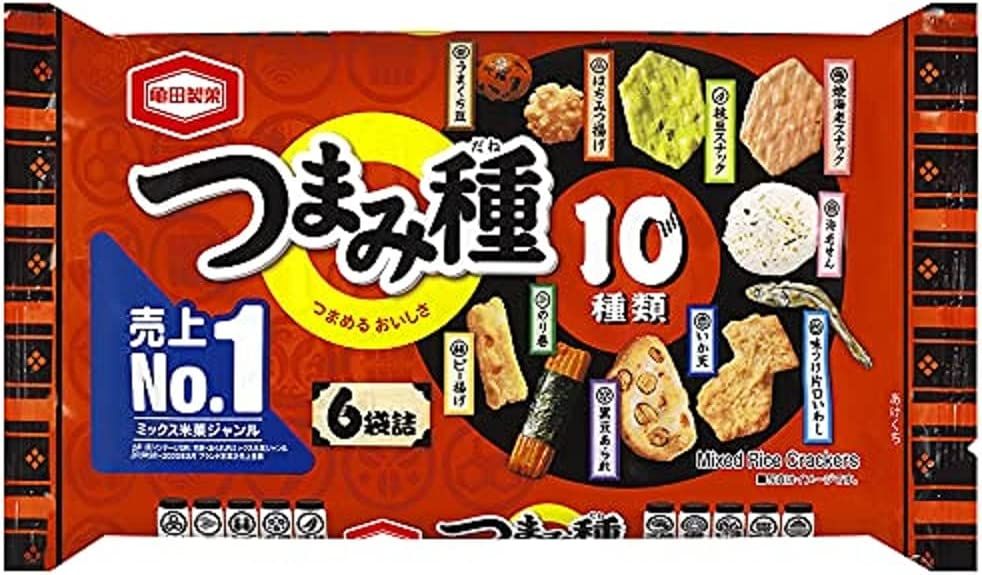 龜田製菓 10種點心米菓 6袋入