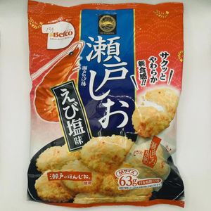 Kuriyama rice confectionery Seto's Shioyaki shrimp salty taste