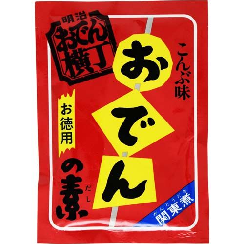 明治 おでん横丁 おでんの素(だし) お徳用 60g