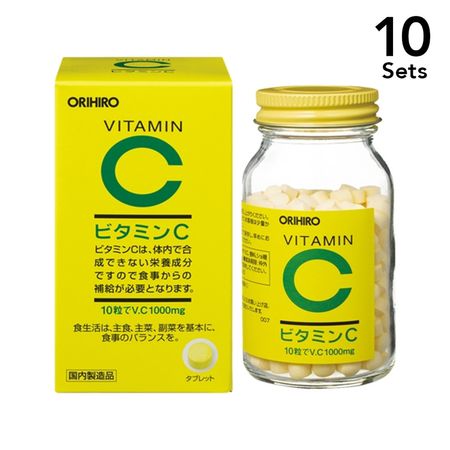 【10個セット】オリヒロ　ビタミンＣ粒　箱　３００粒