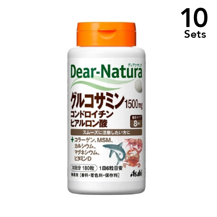 朝日食品集團 Dear Natura 【10入組】Asahi朝日 Dear-Natura 玻尿酸葡糖胺軟骨素 180粒