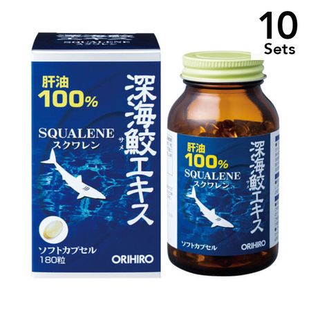 【10個セット】オリヒロ深海ザメエキスカプセル180粒
