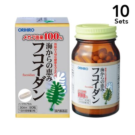 【10個セット】オリヒロ　フコイダン　９０粒