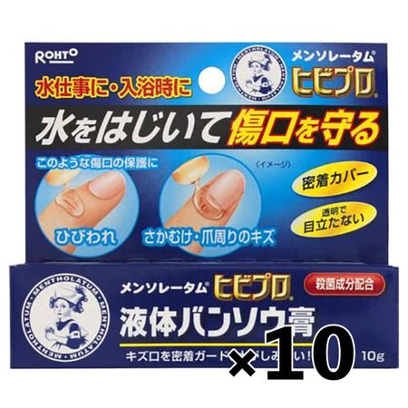 [10 세트] Mentholatum Hibi Pro Liquid Vanshe 10G
