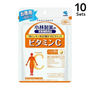 【10個セット】小林製薬ビタミンCお徳用180粒