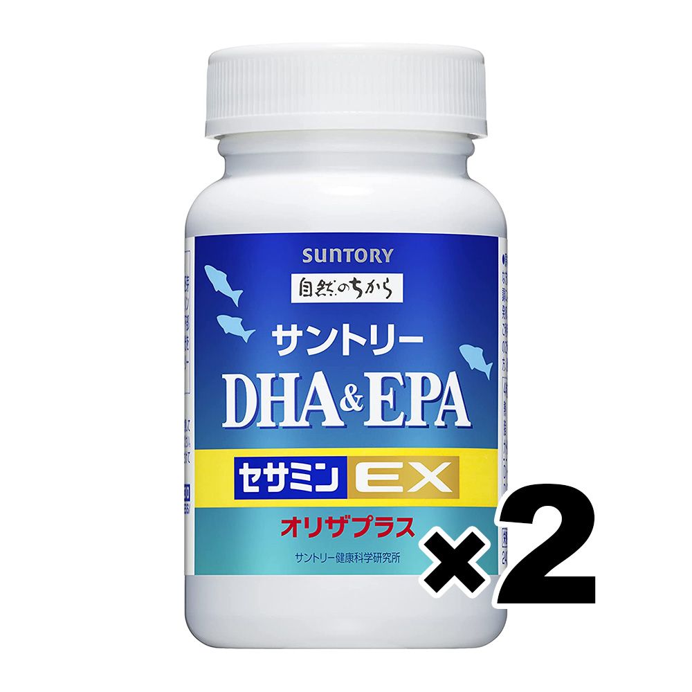 【2個セット】SUNTORYDHA&EPA+セサミンEX120粒