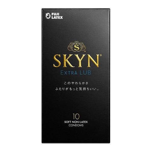 不二ラテックス　SKYN エクストラルブ ソフトノンラテックスコンドーム 10個入