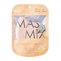 川本 MASMIX口罩 7入 馬卡龍粉X淺灰