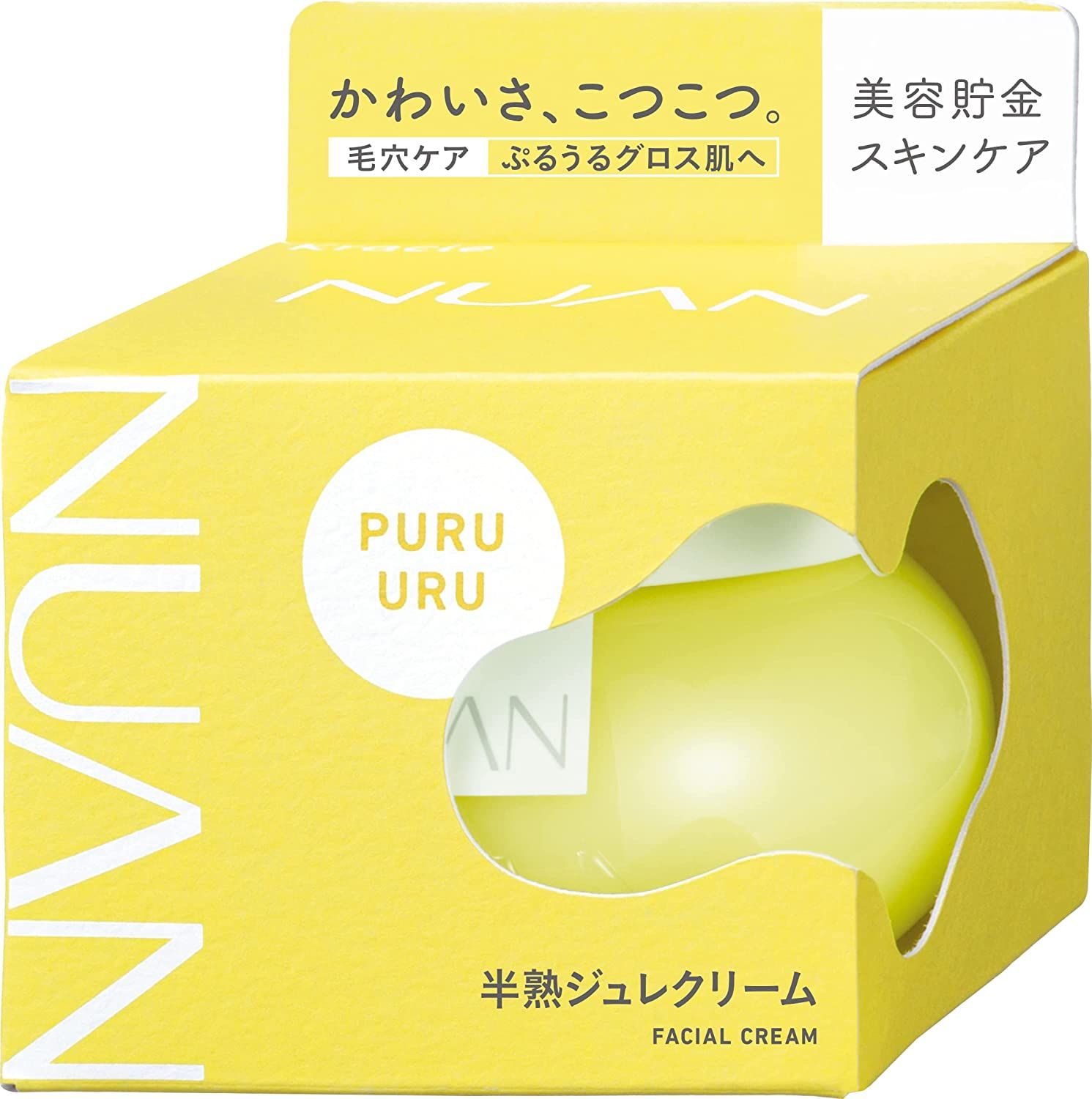 クラシエ NUAN(ニュアン) 半熟ジュレクリーム ホワイトティーの香り 80g