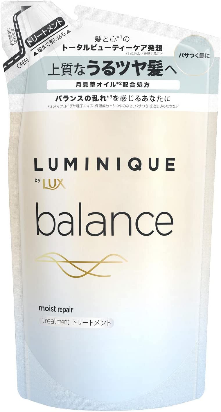 unilever LUX/麗仕 聯合利華日本Lux Lux Luminique Balance濕潤修復護髮儀（處理）補充350克