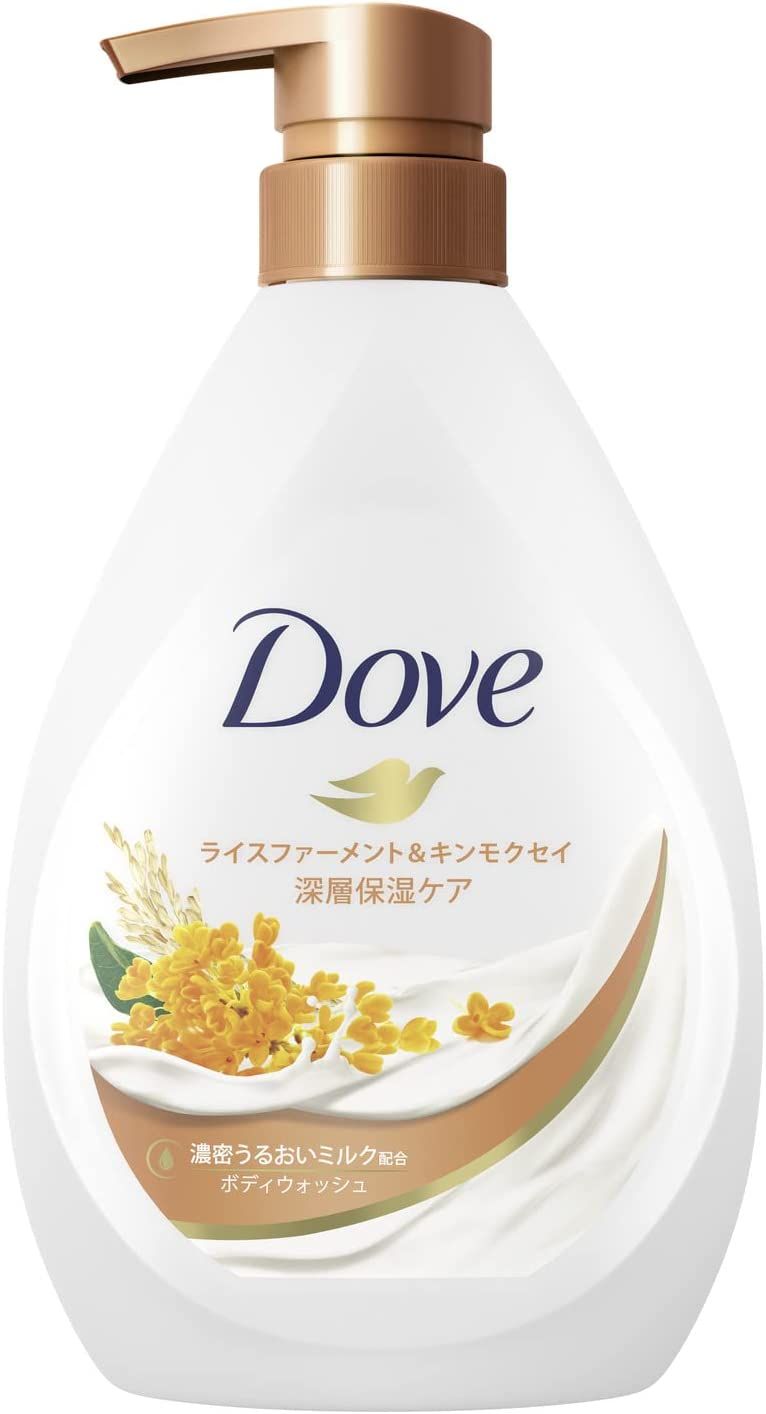 Unilever Japan DOVE Body Soap Rice Firth & Kinmokusei (Body Wash) Body 480g