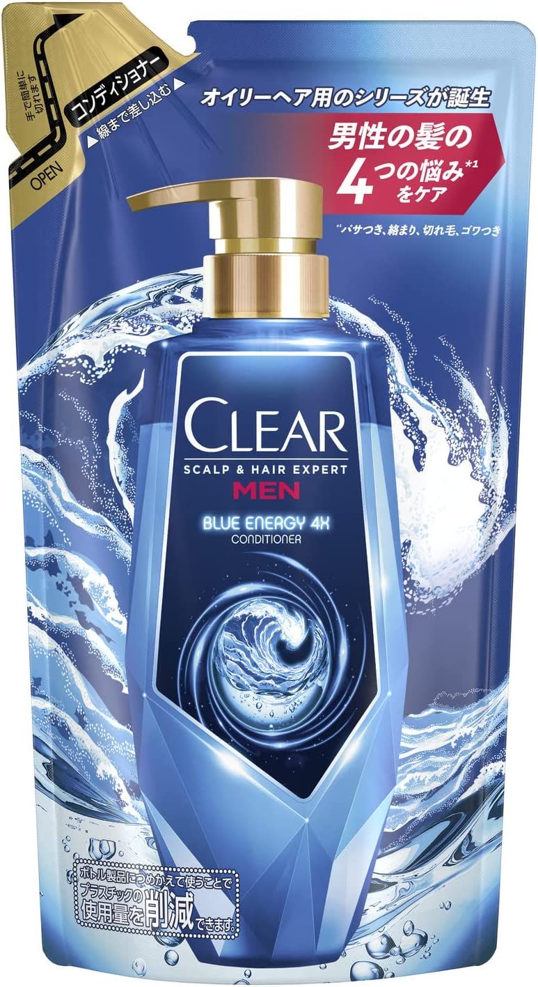 联合利华 CLEAR 蓝色能量 4x 头皮护发素补充装 280g
