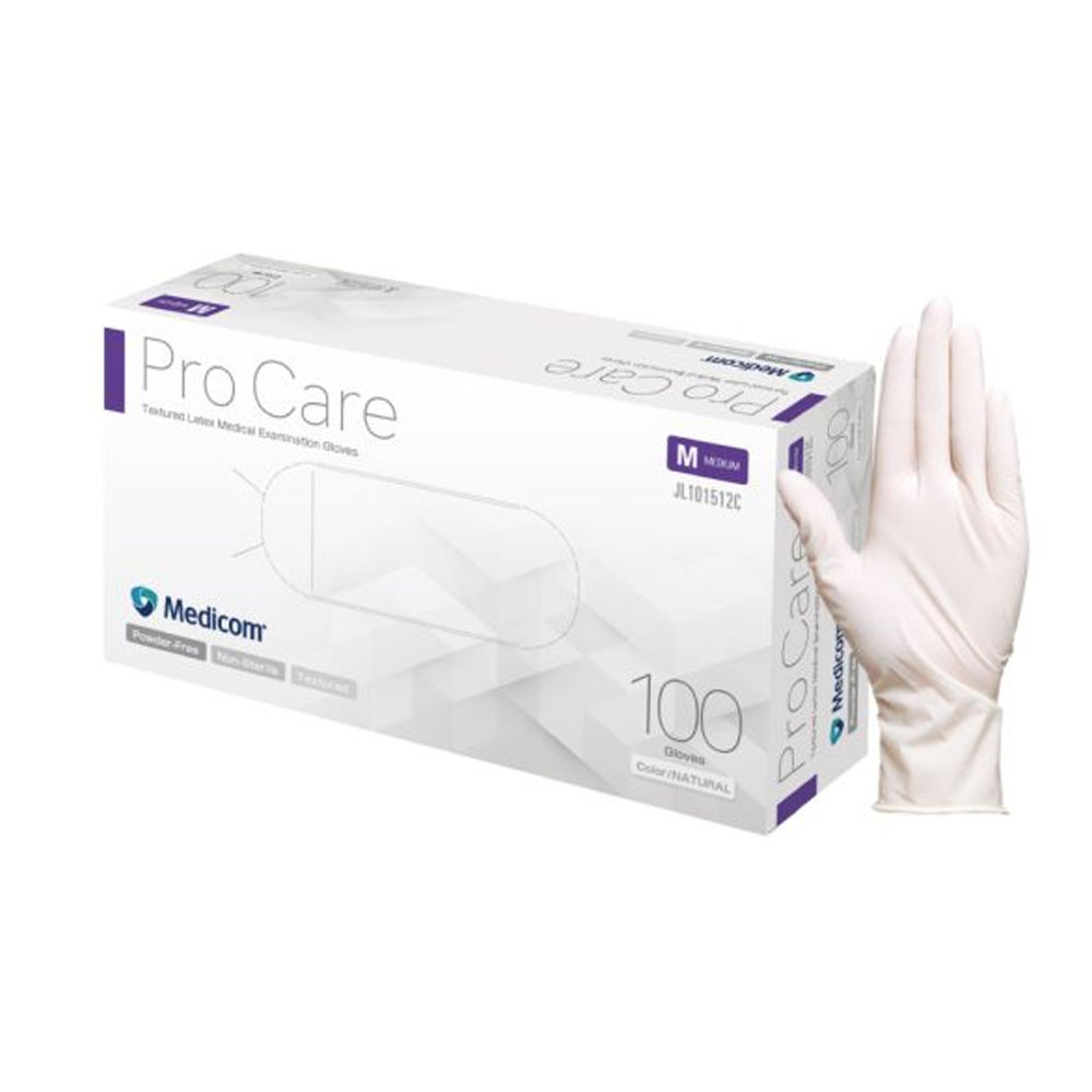Procare Latex Gloves, Powder-Free ｜ DOKODEMO