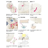 麗嬰房（Richell）舒適充氣嬰兒浴盆 Plus K 米色