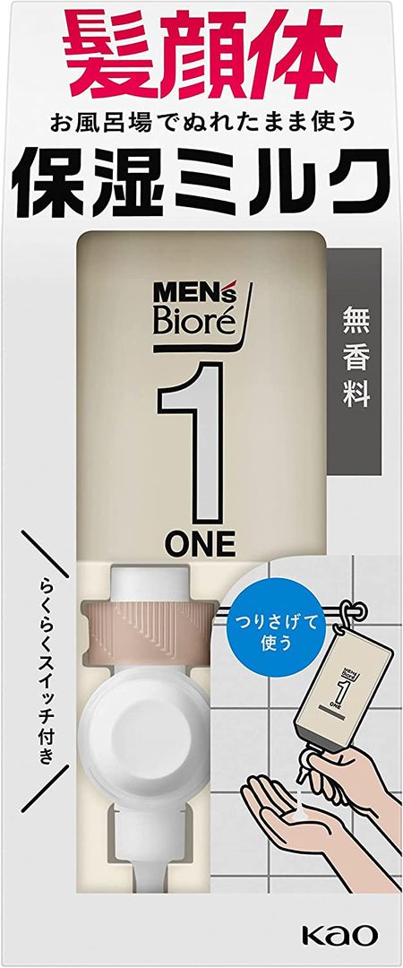 花王男士碧柔ONE全身保湿乳 无香型 300ml