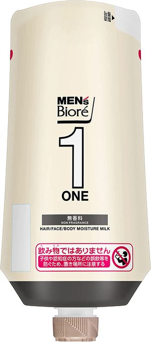 花王 男士Biore ONE 全身保濕乳液 無香料 替換裝 300ml
