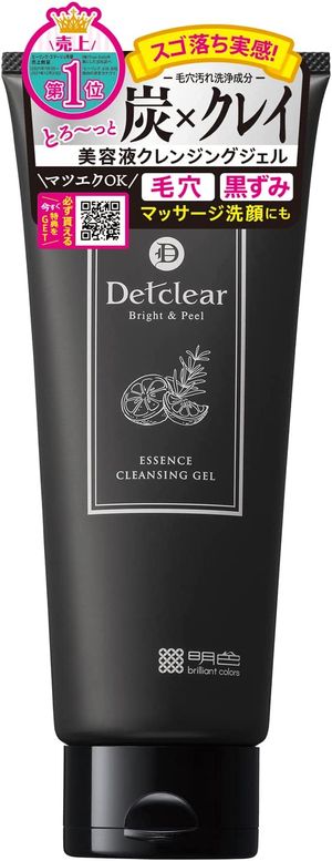 Light -colored cosmetics DET Clear Bright & Peel Essence Cleansing Gel &lt;Charcoal Clay&gt; 180g