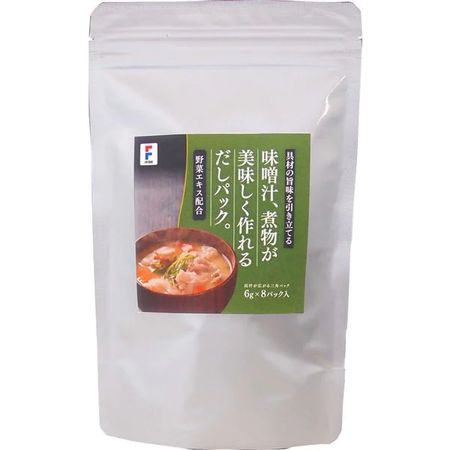 能輕鬆煮出美味味噌湯與燉煮料理的高湯包 6g×8包