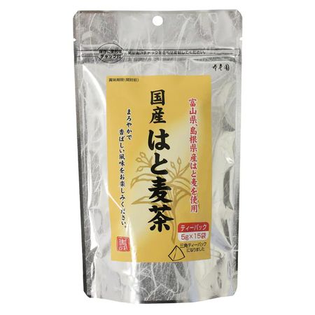 Domestic barley tea tea bags 75g (5g x 15 bags)